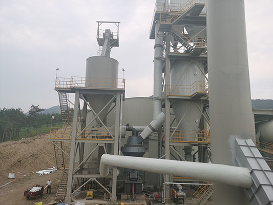 Escala 5000kw da planta do cimento de 325 Mesh Slag Vertical Raw Mill grande