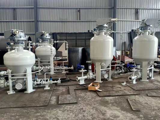 pó pneumático da fase 300t/H densa que transporta a bomba do sistema para o funil do cimento