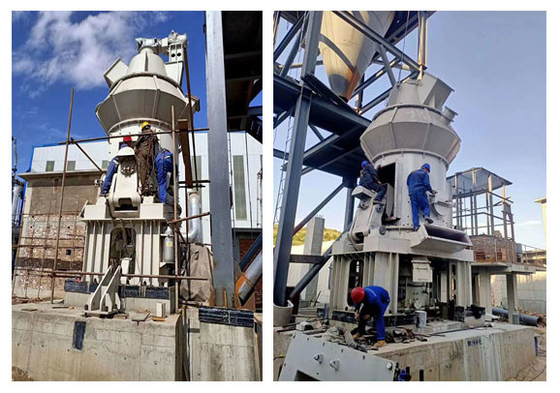 Máquina crua do moinho VRM do cimento vertical automático do PLC