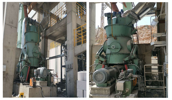 Malha de moedura de moedura de mineração vertical da planta 1250 de quartzo do moinho do carbonato de cálcio