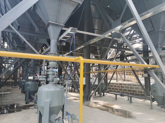 Pressão positiva que transporta o tipo PLC denso do silo do equipamento do transtorte pneumático da fase