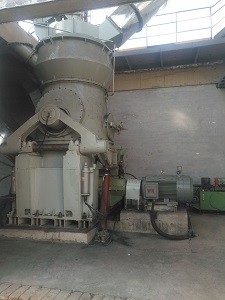 Molino de rolos verticais HVM de alta eficiência Pó de gesso para plantas