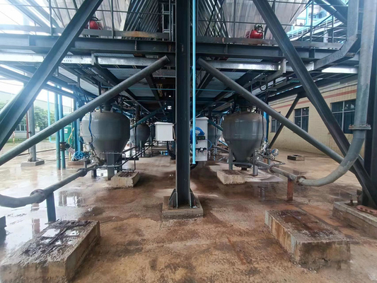 Equipamento de transporte pneumático de carbonato de cálcio personalizado, bomba de fase densa de longa distância
