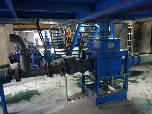 Bomba de transporte pneumática contínua de cimento de fase diluída de baixa pressão transportável