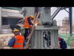 Posicionamento e soldadura do assento de rolamento de rolamento vertical de moinho